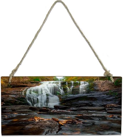 Amazon ドアプレート 石 森 秋 緑 レターボード ウェルカムボード ミニ黒板 ポップボード クローズ 看板 お店看板 メニューボード Diy おしゃれ 木製 吊り下げタイプ x10cm 店舗看板 文房具 オフィス用品