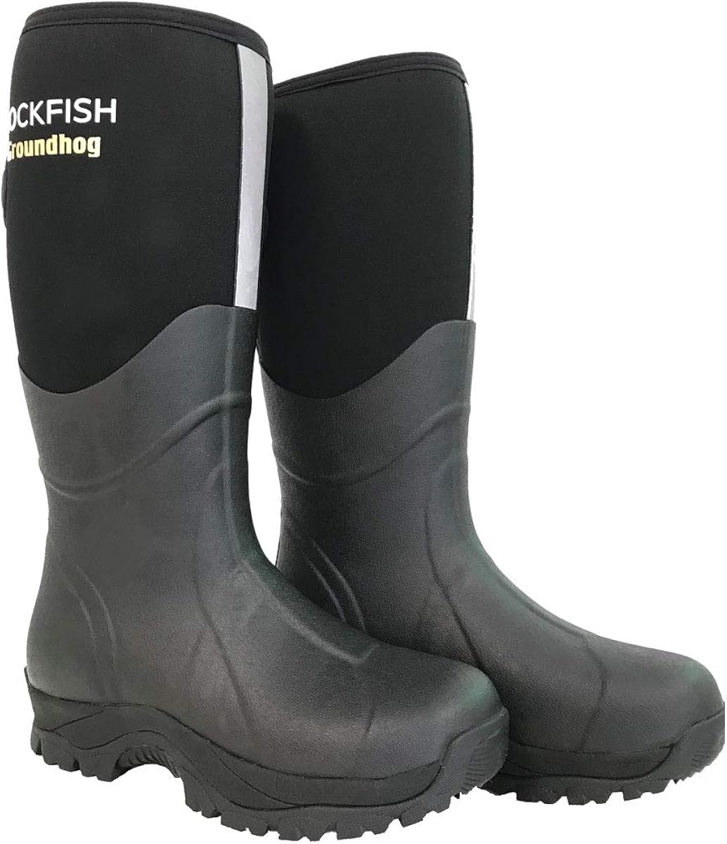 Rockfish Wellies Groundhog Neoprene Wellingtons Adjustable Calf Fit (11