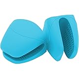 KUFUNG Silicone Cooking Pinch Grips Oven Mitts, Finger Protector Pot Holder for Kitchen,Cooking,Baking,BBQ - Heat Resistant G