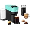 Nespresso Vertuo Pop+ Coffee and Espresso Maker by Breville with Milk Frother, Aqua Mint
