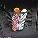 Kbnian Trunk Storage Net,Car Trunk Back Seat Organizer, Mesh Wall Sticker Organizer Pouch Bag(2 Pack) Black