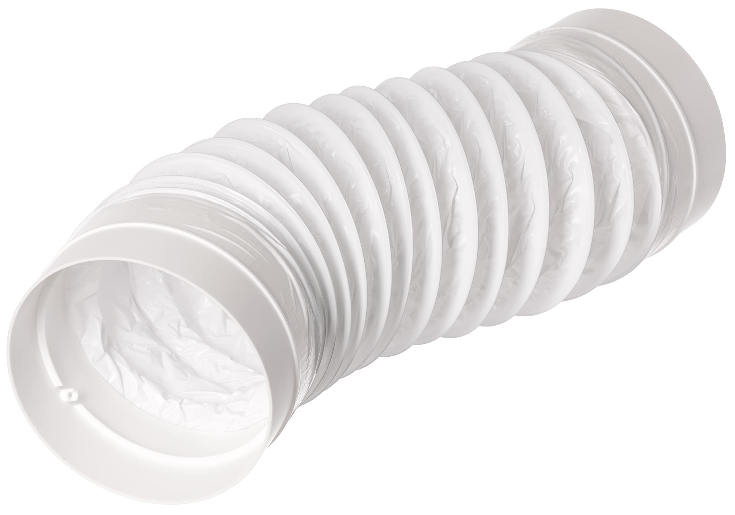 Ø 125mm / 5 inch PVC Flexible Ducting - Ventilation Duct Hose with Connector