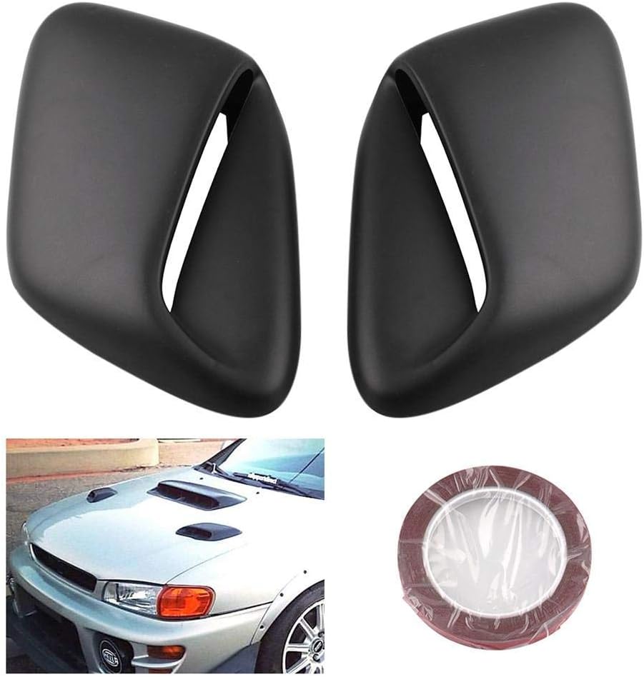 Auto parts car plastic hood vents for Subaru 99-01 GC8 GF8 STi WRX 2.5 RS 2 PCS