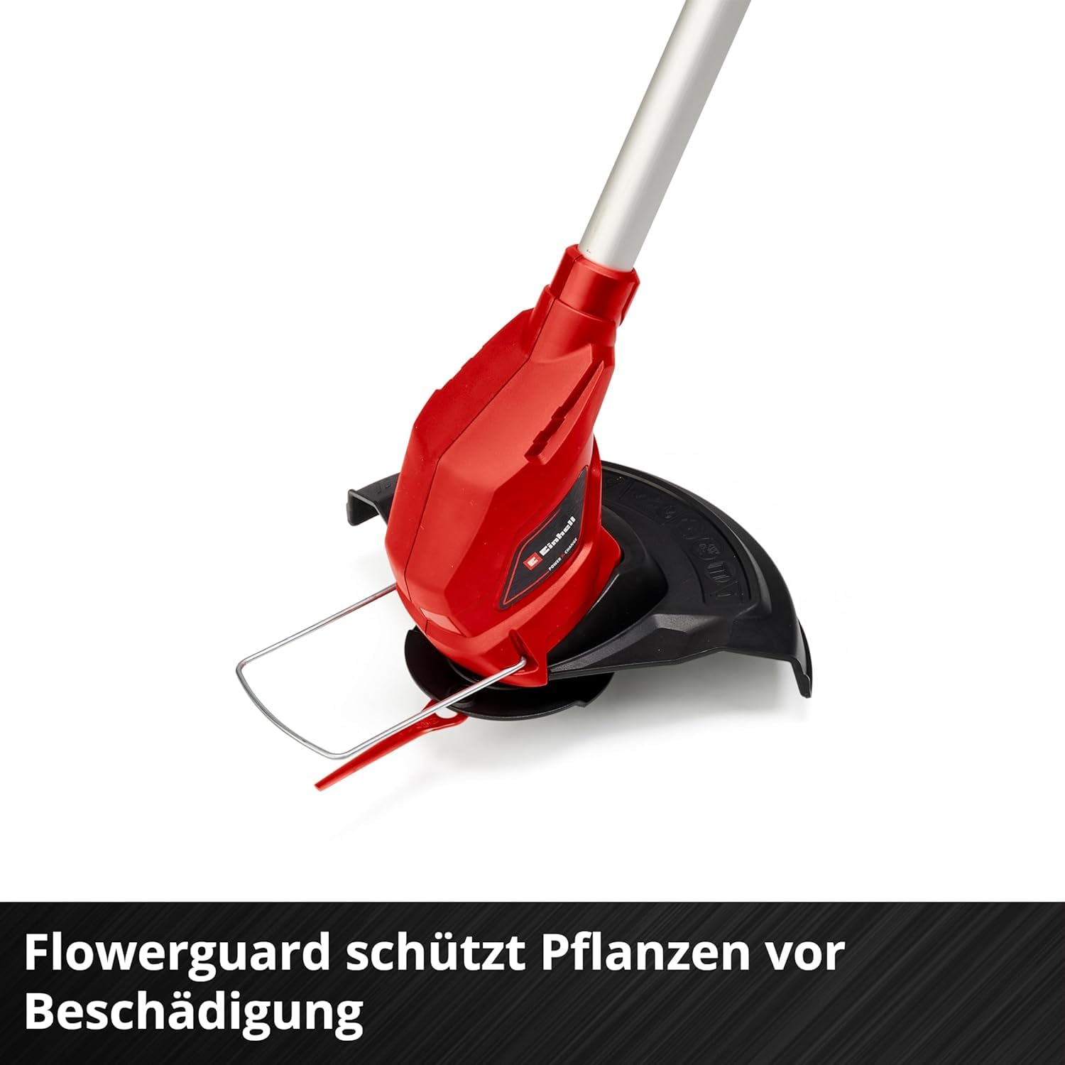 Einhell Rasentrimmer GC-CT 18/24 Li – Solo Power X-Change (18 cm, Li-Ion, 24 cm Schnittbreite, Einstellbarer Teleskop-Führungsholm, inkl. 20 Kundststoffmesser, Flowerguard, ohne Akku) 8