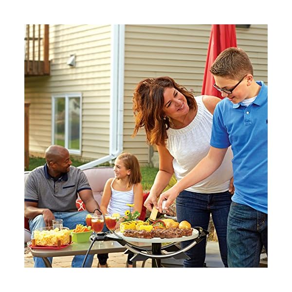 George-Foreman-GFO3320GM-IndoorOutdoor-Gun-Metal-Electric-Grill