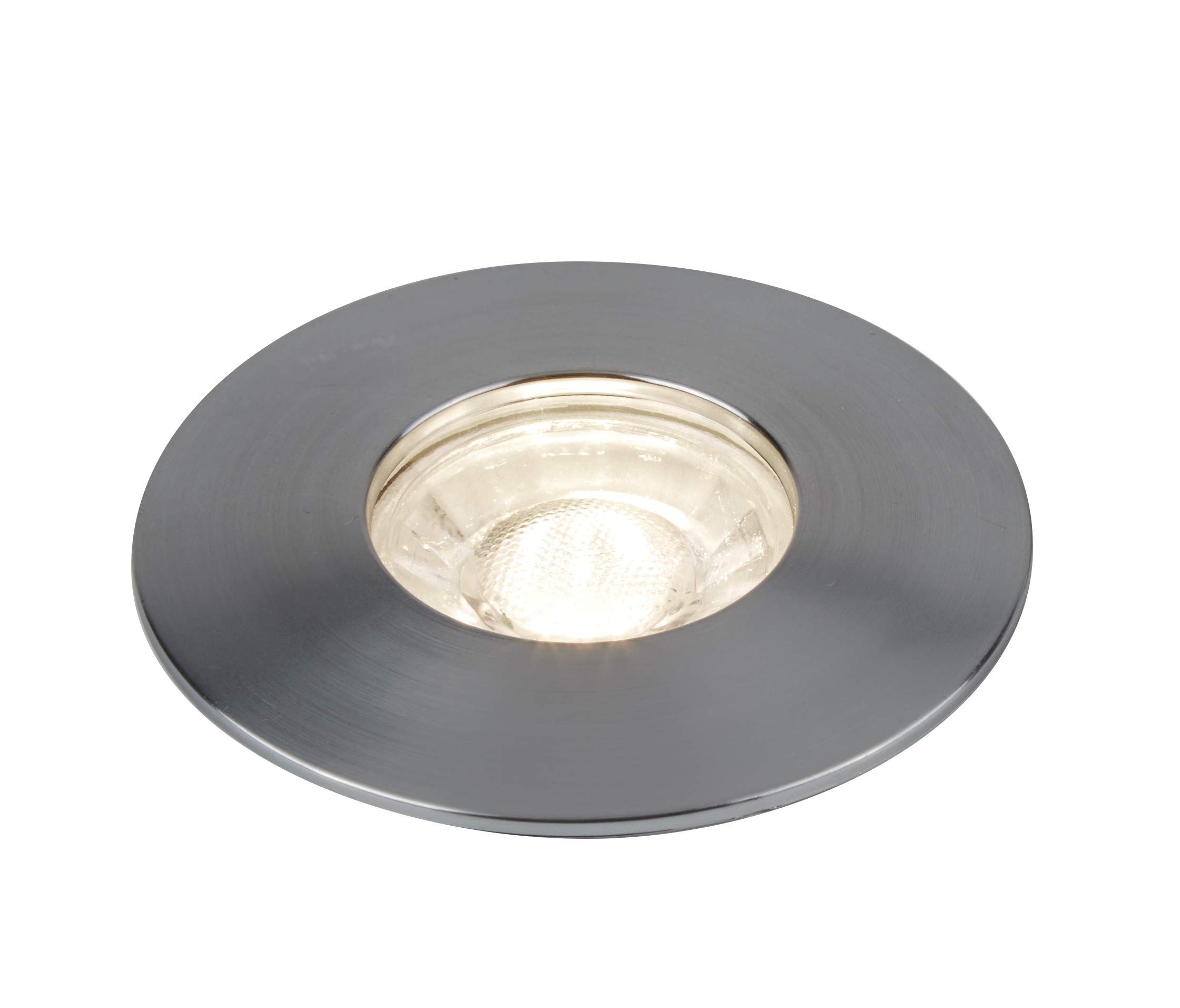 Lighting Collection LED Recessed Light, 4W, Satin Silver