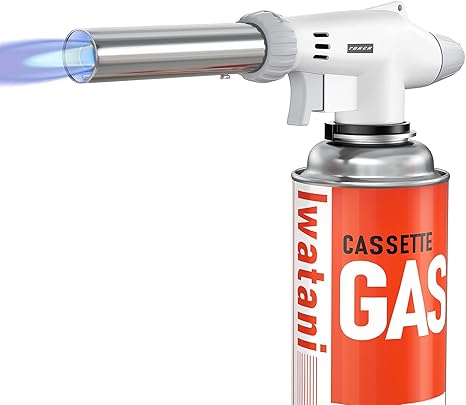 Amazon 21最新安全設計 トーチバーナー アウトドア ガスバーナー 料理用 トーチ 900 1300 調整可能 q 料理 お菓子作り キャンプ 炭火起こし 溶接対応 ガストーチ バーナー