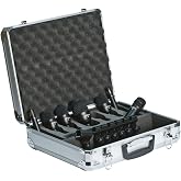 AUDIX FP7 Fusion Series 7-piece Drum Mic Kit for Kick, Snare, Toms, and Overheads with Travel Case - Black