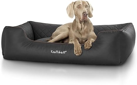 Panier Pour Chien Knuffelwuff En Cuir Matelasse Amazon Fr Animalerie