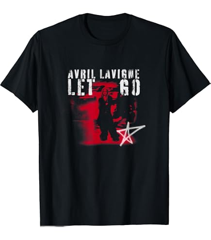 Amazon.com: Avril Lavigne Official Let Go T-Shirt - Black, Unisex