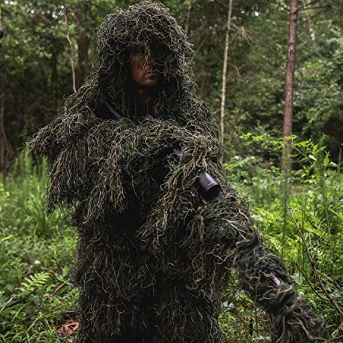 image for Arcturus Ghost Youth Ghillie Suit | Dense, Double-Stitched Design | Ca