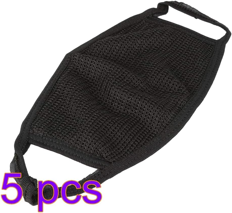 Anti-Dust Polyester Cotton Mouth Face Mask Black Windproof Face Mask for Cycling Camping Travel