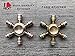 ILoveFidget Fidget Hand Spinner EDC Toy, Customizable spinner, Brass, R188 detachable bearing, 2 - 5 minutes spins, relieves your stress, ADHD, anxiety, improve focus and attention