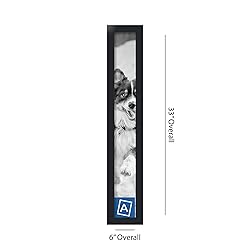 ArtToFrames 4x31 Inch Black Picture Frame, This