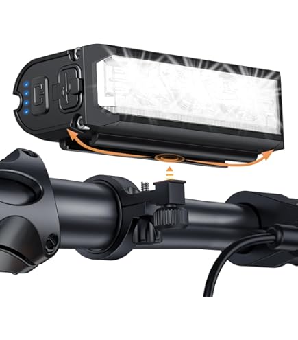 Lampe Vélo Avant 17 LED - 25500 Lumens - 10000 MAh - VTT Route - Neuf