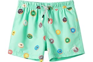 SURF CUZ Surfcuz Little Boys Swim Trunks UPF 50+ Toddler Beach Shorts Swimsuit Kids Quick Dry Swimwear