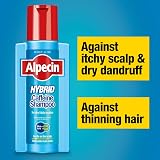 Alpecin Hybrid Shampoo 375ml – Natural Hair Growth for Sensitive Dry Scalp view 2