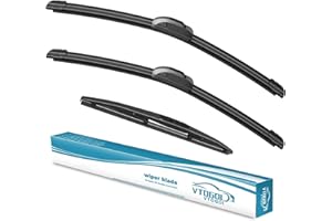 VTOGOI® Windshield Wiper Blades Replacement for 2017-2022 Honda CRV CR-V,Original Factory Quality Front Rear Wipers Blade Set for My Car -26"+17"+12"(Pack of 3)