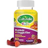 Culturelle Daily Probiotic For Kids + Veggie Fiber Gummies (Ages 3+) - 60 Count - Digestive Health & Immune Support – Berry F
