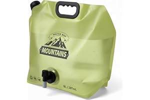 COREMUSE Camping Water Container 2 Gallon Collapsible Water Jug with Spout - Reusable BPA Free Plastic Flasks, Foldable Empty Gallon Jug for Water Storage, Water Bag for Outdoor Hiking Emergency Prep 1PCS