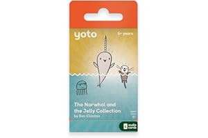 YOTO The Narwhal & Jelly Collection by Ben Clanton – 8 Kids Audio Cards for Use with Player & Mini All-in-1 Audio Device, Screen-Free Listening with Fun Playtime Bedtime & Travel Stories, Ages 5+