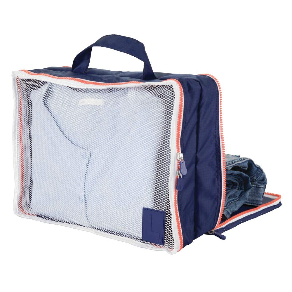 Bolsas de Tela o Bolsas de Viaje para Maletas o Bolsos mDesign Juego de