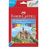 Lápis de Cor Sextavado, Faber-Castell, EcoLápis, 111236, 36 Cores