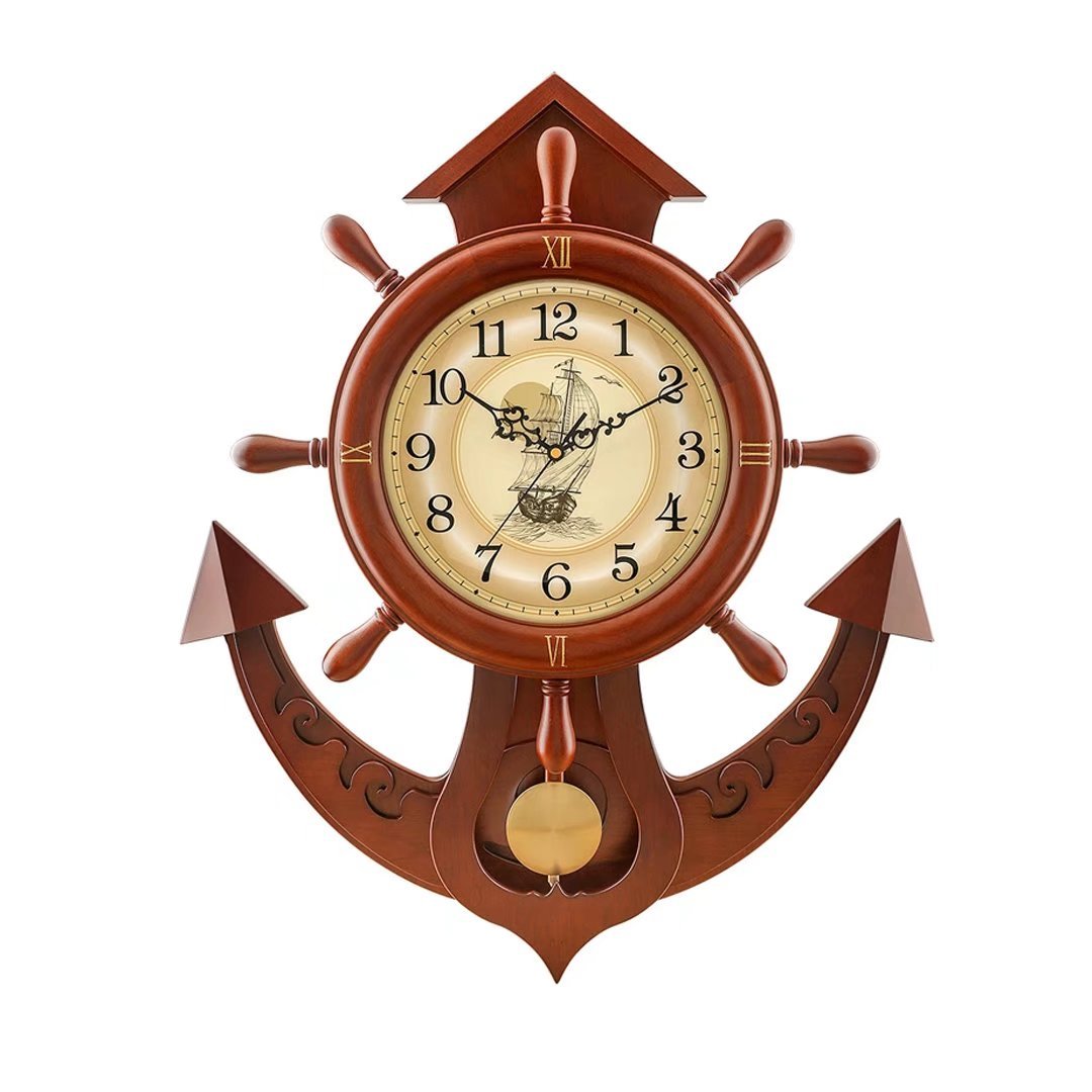 安い割引 B07c5ltwk5タイプ１ Ebodong ちび木色 掛時計 リビング クロック ヨーロッパ おしゃれ 壁掛け 掛け時計 水晶時計 地中海 舵機 置き時計掛け時計 Lp Cype Com