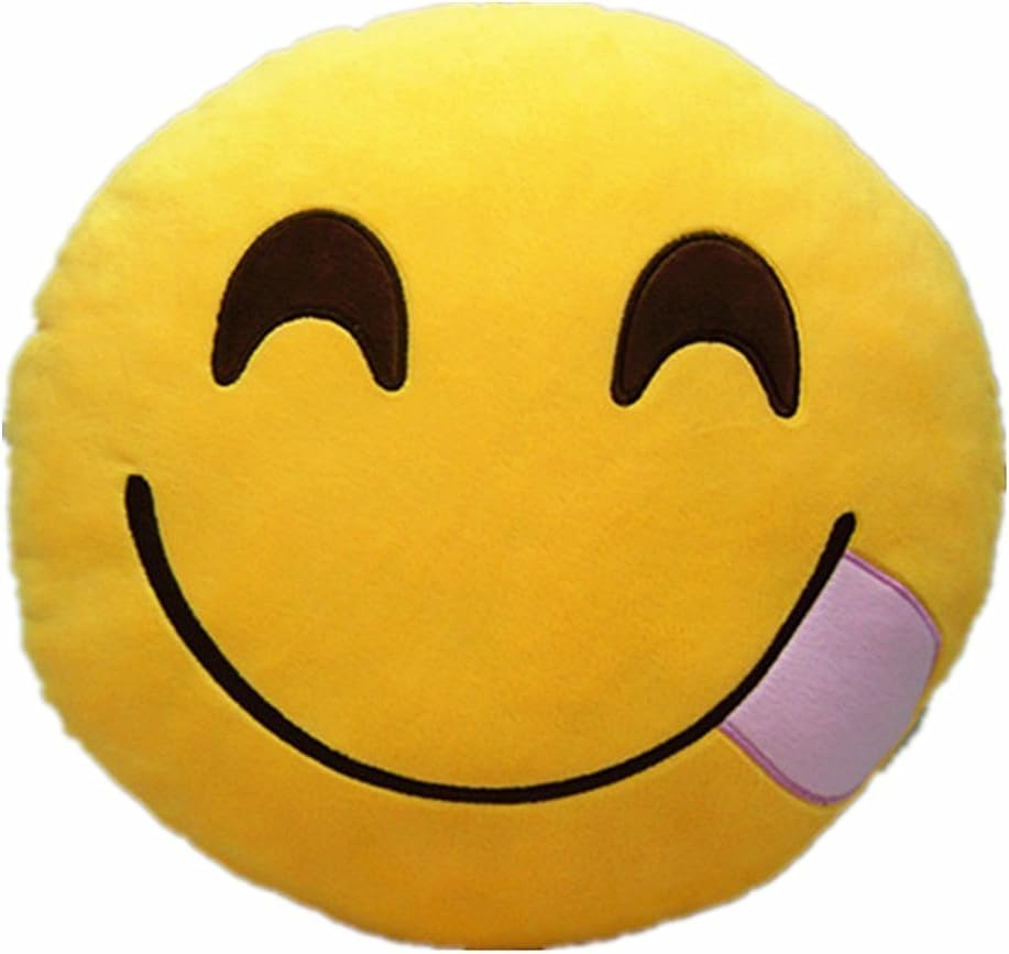 SIX Blessing Emoji Poop Shaped Stuffed Pillow Cushion Smiley Face Doll Toy£¨huge grin£