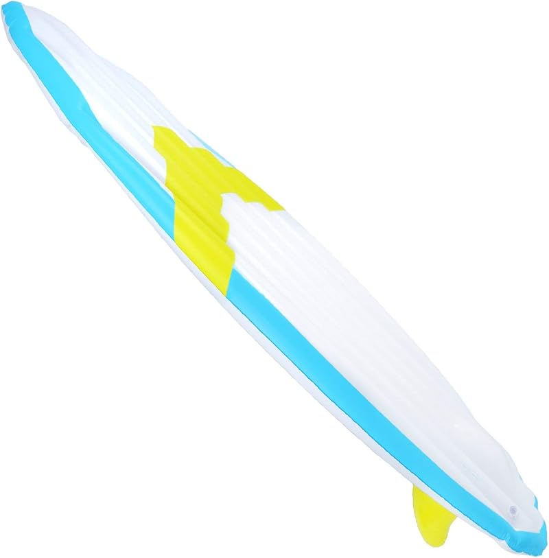 Henbrandt Inflatable Surfboard 150cm White Kids Beach Pool Toy