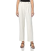BCBG Womens Wide Leg Trouser Suit Pant with Logo Buttons