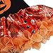 FEESHOW Baby Girls 1st First Halloween Costume Tutu Romper Party Outfits Fancy Dress up (0-3 Months, Orange Pumpkin)