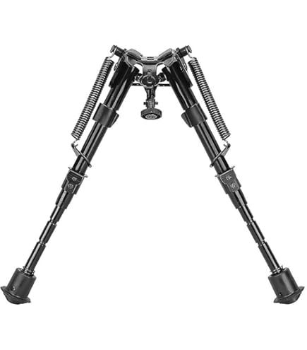 Harris Engineering 1A2-LM Bipod - Solid Base 9-13 Inch Height Adjustable Shooting Rest
