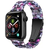 Light House Apple Watch Bands-Fashion Lightweight Resin iWatch Bands for Women Men 38mm/40mm/41mm/42mm(Series 11 10), 49mm/46mm/45mm/44mm/42mm(S 3 2 1), Compatible with Apple Watch Series 11 SE 10 9 8 7 6 5 4 3 Ultra