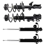 TRQ Front and Rear Complete Strut Assembly & Shock