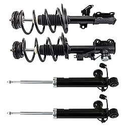 TRQ Front and Rear Complete Strut Assembly & Shock