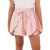 blibean Tween Girls Athletic Shorts Flowy Outdoor UPF50+ Outfits 6-15 Year
