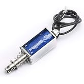 DEVMO JF-0530B DC12V 300mA 5N/10mm Pull-Push-Type DC Linear Motion Solenoid Electromagnet