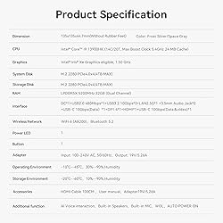 Beelink SEI13 Mini PC with Intel Core