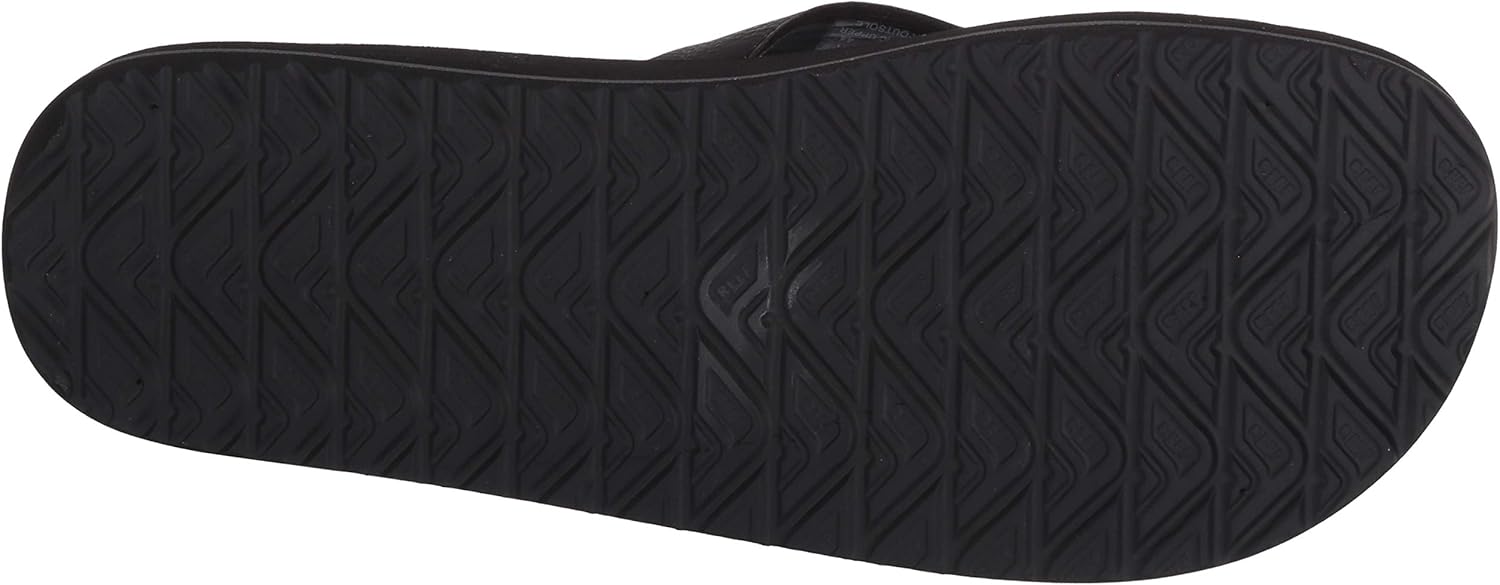 Reef Men's Sandal Twinpin | Comfortable Men's Flip Flop With Vegan Leather Upper: Shoes