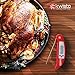 Best Instant Read Kitchen Thermometer - Digital Meat Thermometer Compact Accurate - Flexible Probe - Essential for All Food Meat BBQ Dairy Water Candy - Proven Cooking Thermometer - indoor outdoor use
