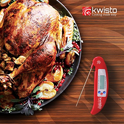 Kwisto Best Meat Thermometer Digital Candy Thermometer Flexible