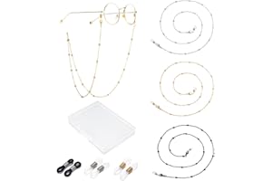 Lapanjuor Eyeglass Chain for Women Stylish,Stainless Steel Glasses Strap for Men Women,Eye Glasses Holders Around Neck