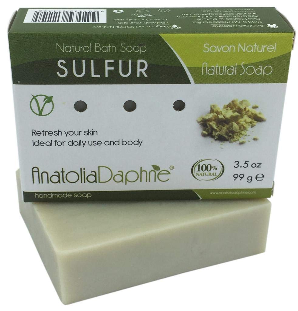 Anatolia Daphne 100% Natural Soap w/ Organic Ingredients, Vegan, Moisturizing, Handmade, Scented w/ Premium Essential Oils, Body Soap, Face Soap, and Bath Soap, Detox Spa Soap Bar Gift Set, 3.5 oz (Deluxe, Mix of 6) : Beauty