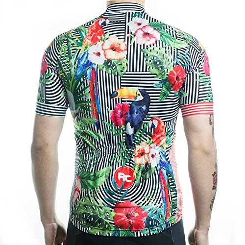 Racmmer Mens Breathable Short Sleeve Cycling Jersey Ultra-Light Cycling Clothing