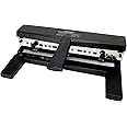 Swingline 3 Hole Punch Heavy Duty, 40 Sheet Capacity Three Hole Puncher 3 Ring, Adjustable 2-7 Hole Paper Punch, Black (74440)