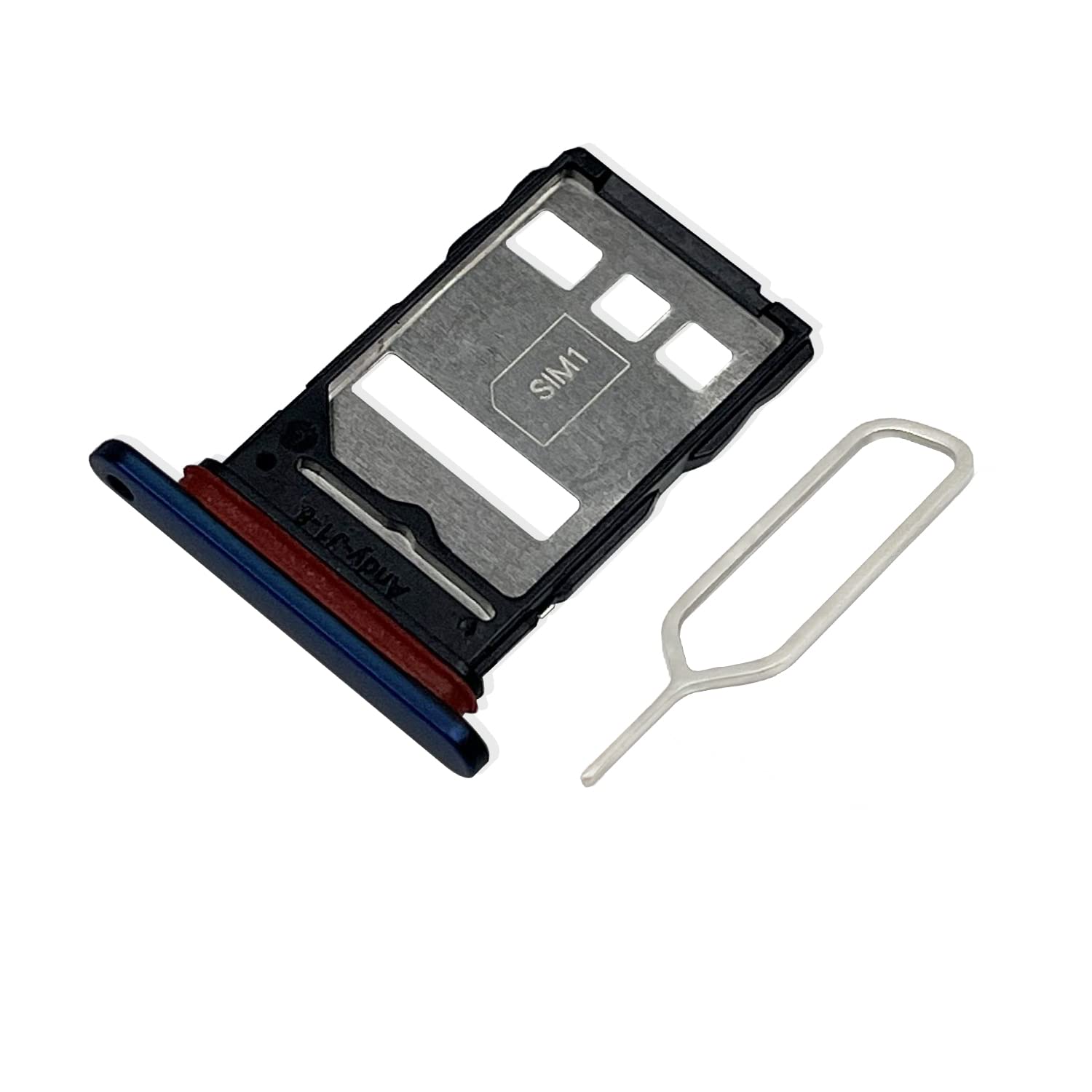 Eonpam Original DUAL SIM Card Slot Tray Holder Replacement for (Honor Magic4 Lite) Incl SIM Pin (Blue)