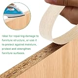 ADERTOS 40mm Real Oak Edging Tape 10m Iron On Pre-Glued Veneer Edging view 4