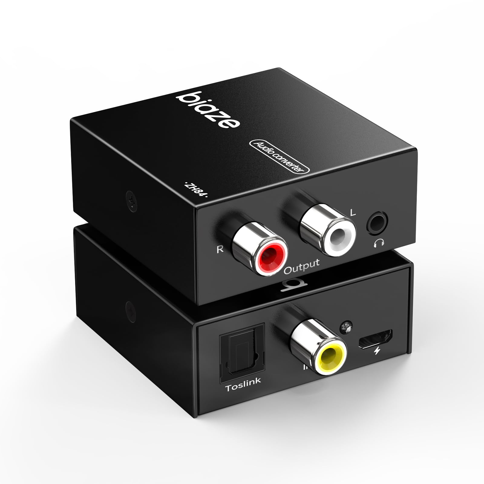 Photo 1 of 192kHz DAC Digital to Analog Audio Converter, Digital Audio SPDIF Optical Toslink Coaxial to Analog L/R & 3.5mm Jack Converters Optical to RCA Adapter for HDTV, DVD, Blu-Ray Players and PS3/4