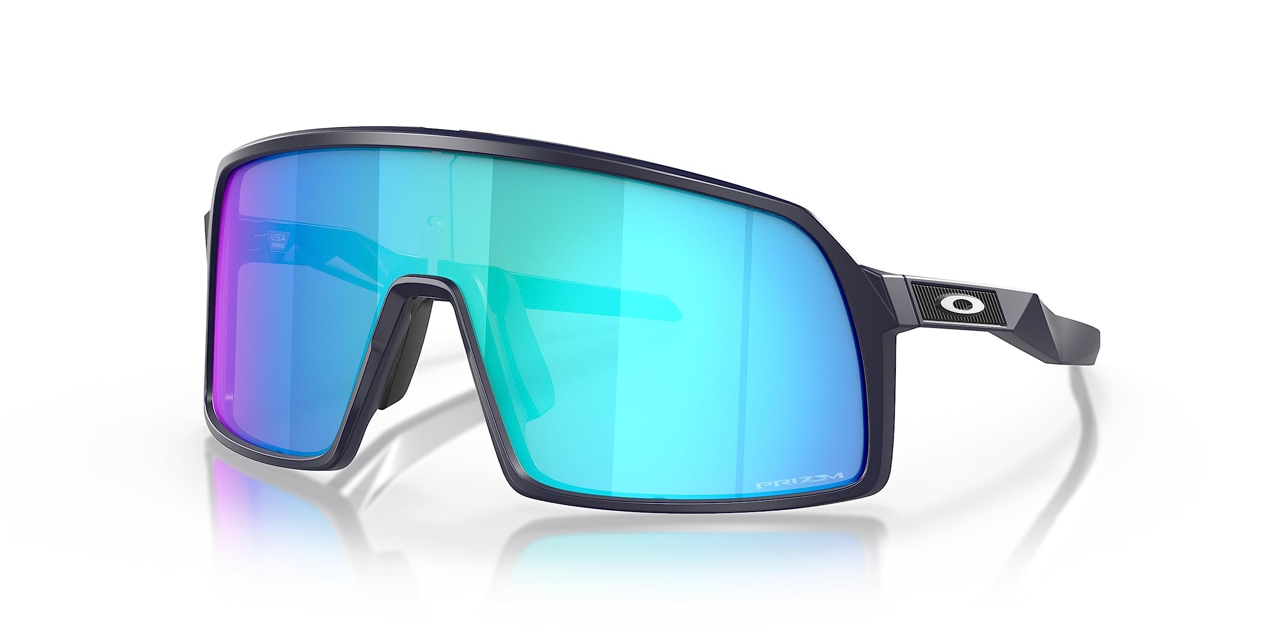 Photo 1 of Oakley Men's OO9462 Sutro S Rectangular Sunglasses, Matte Navy/Prizm Sapphire, 28 mm